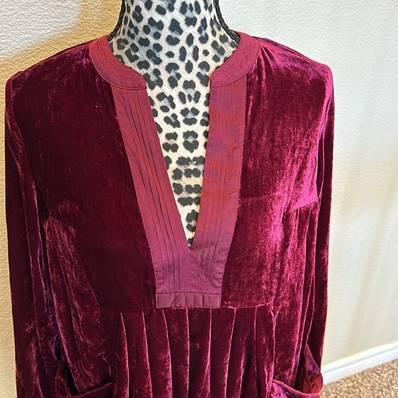 Free People chose me crushed velvet mini dress, brand new, size XS - Picture 6 of 13